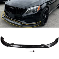 For 2015-2018 Benz C-Class W205 C250 C300 C350 Sport Front Bumper Body Kit Lip