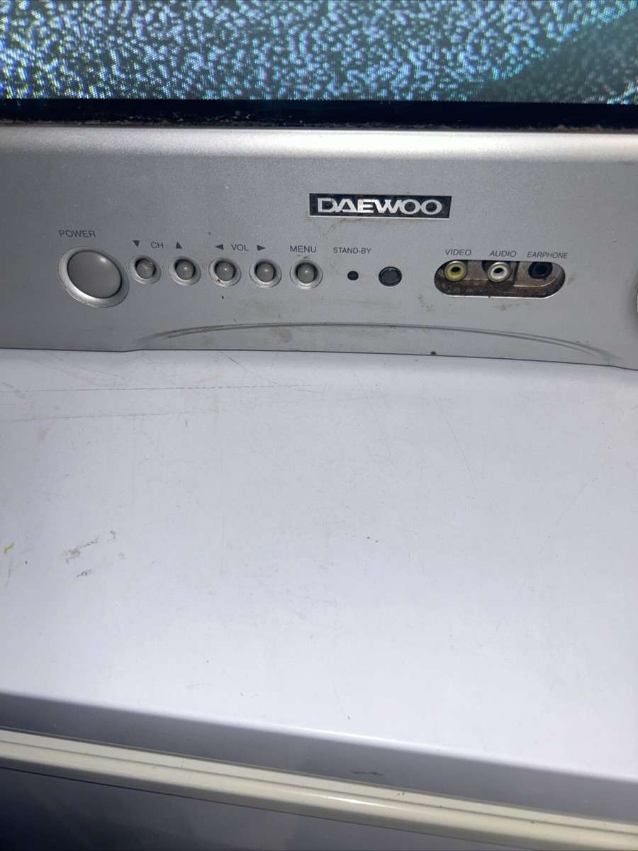 DAEWOO/NTVー14B/パープルスケルトン/ブラウン管テレビ 14型