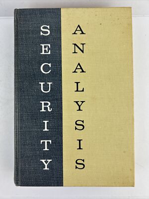 Security Analysis Graham Dodd & Cottle 1961 4th ed