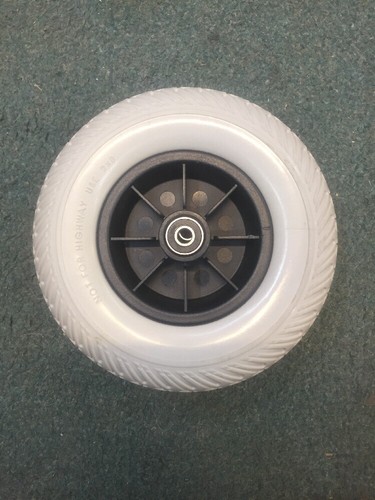 8"x2" 200x50 Gray Flat-Free Front Wheel tire Go-Go traveller LR PLUS HD SC40 rim