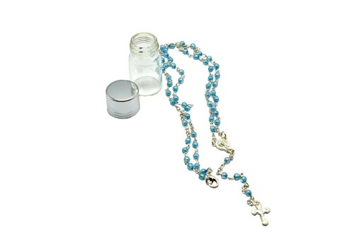 Acrylic Bead Rosary In Glass Jar - Picture 7 of 30