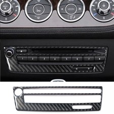 Carbon Fiber CD Console Interior Trim Cover Fit For BMW Z4 E89 2009-16