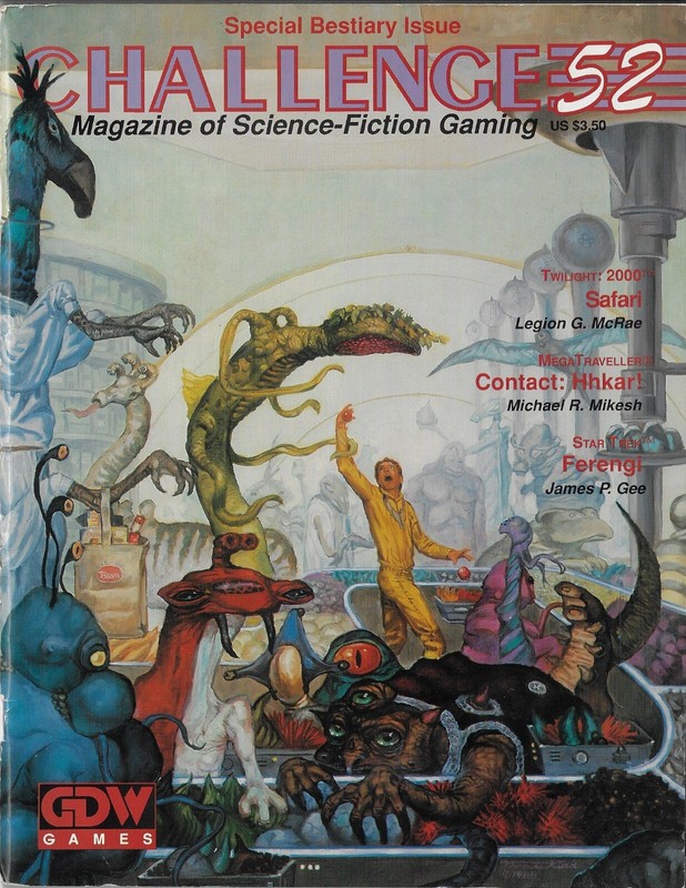 Challenge Magazine #52 -GDW Twilight 2000 MegaTraveller Star Trek Space 1889