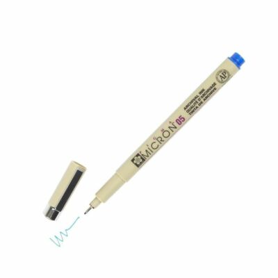 XSDK05-36 Sakura Pigma Micron 05 Marker Pen, 0.45mm Tip, Blue, Pack of 1