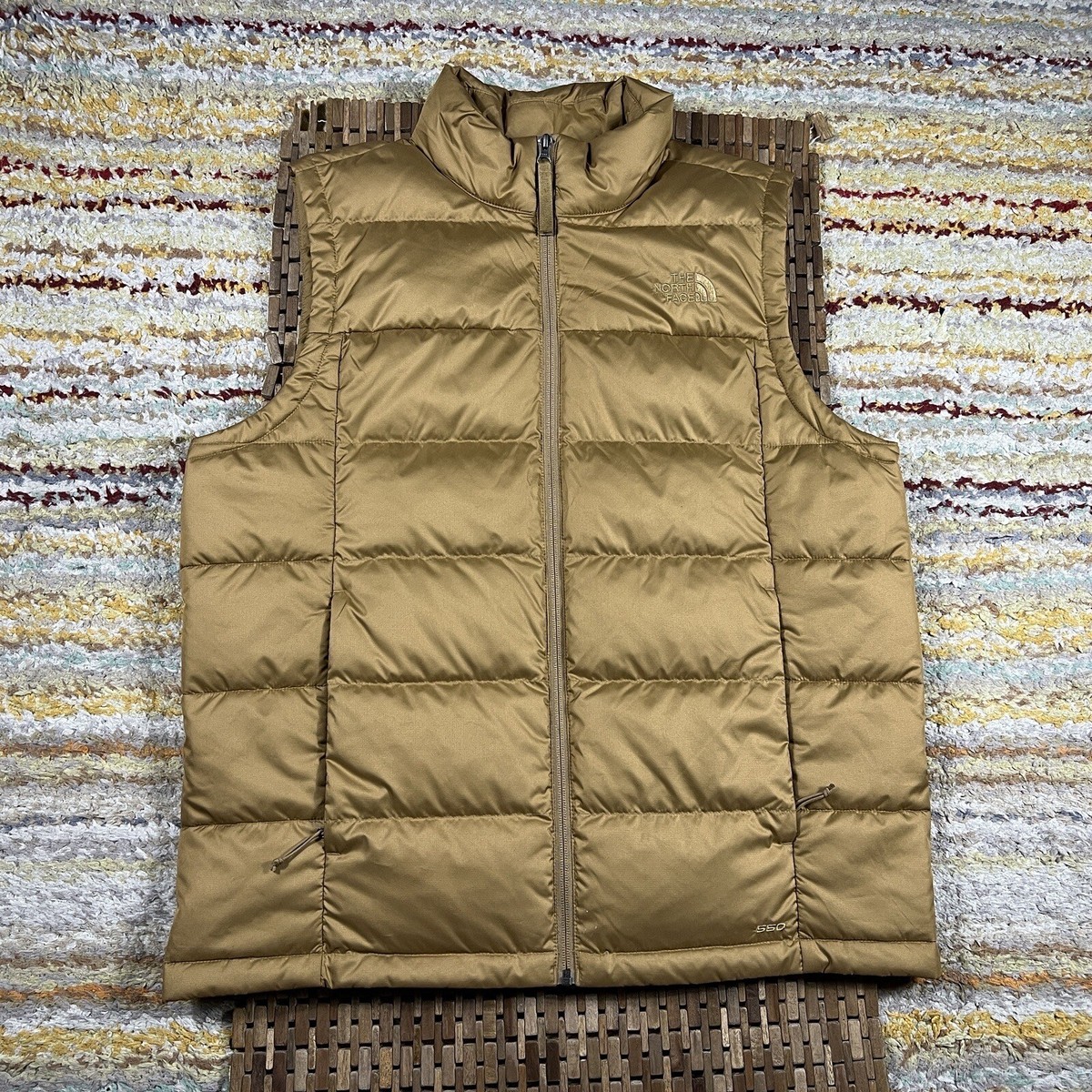 【新品未使用】THE NORTH FACE NEW PUFFY VEST L The North Face Men's Flare Down 550 Full Zip Vest II (Burnt