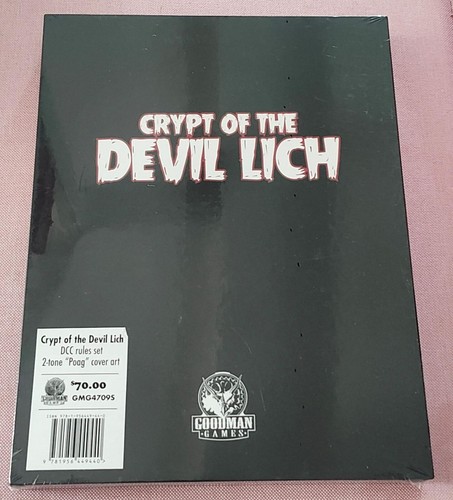 Dungeons & Dragons DCC Crypt of the Devil Lich HC Slipcase Kovacs - Picture 2 of 2