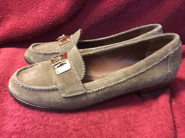 Tory Burch Loafers Moccasins Shoes Brown Suede Sz 10 Womenâs | eBay