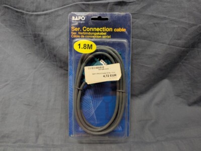 BAFO RS232 Kabel St-Bu 1,8m Ser.Verbindungskabel