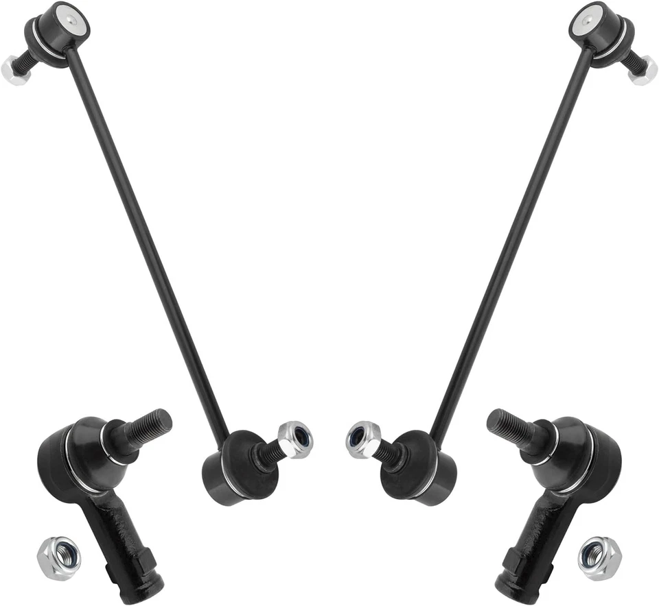 Front Outer Tie Rods + Sway Bars For 2008-2019 Mitsubishi Lancer Outlander Sport - Image 2 of 4