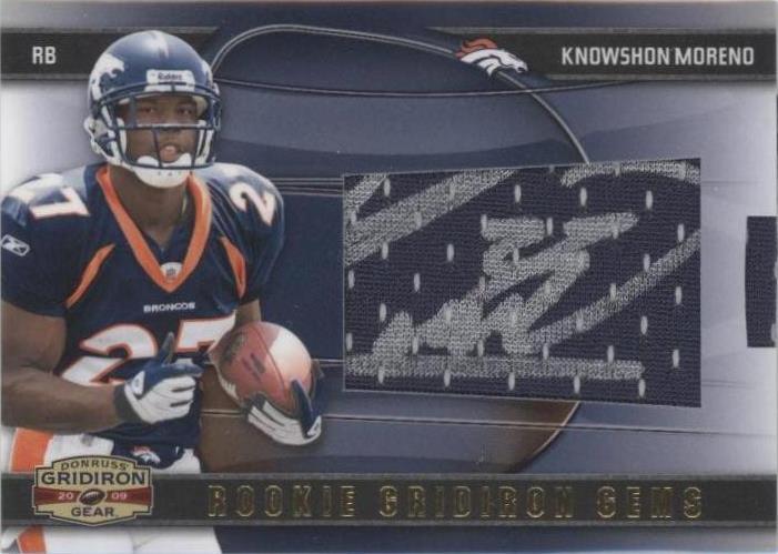 2009 Donruss Gridiron Gear Knowshon Moreno #216 - 1 of 2