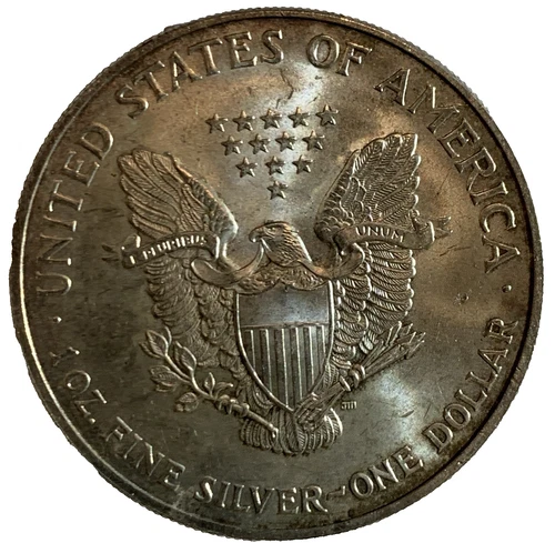 2003 $1 U.S. Pure Silver American Eagle Coin One Dollar 1 Troy Oz .999 Fine UNC