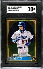 2021 Topps Gypsy Queen #250 Mookie Betts Chrome Box Topper SGC 10 Gem Mint