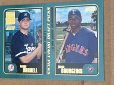 2001 TOPPS - DRAFT PICKS - DANNY BORRELL, JASON BOURGEOIS #361