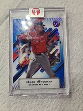 2025 Topps Pristine Alex Bregman Blue Refractor #/75 Red Sox