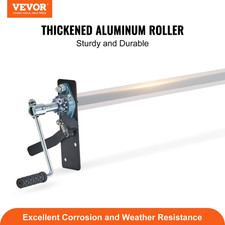 VEVOR Hand Crank Tarp Roller Kit - Manual Cab Level Dump Truck Tarp Roller with