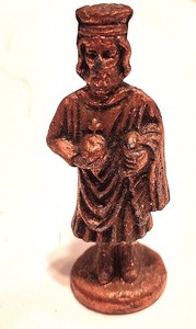 Pewter Chess Piece - Copper Bishop 2.5" tall