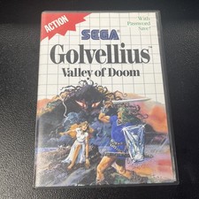 Golvellius: Valley of Doom (Sega Master System, 1988) with manual