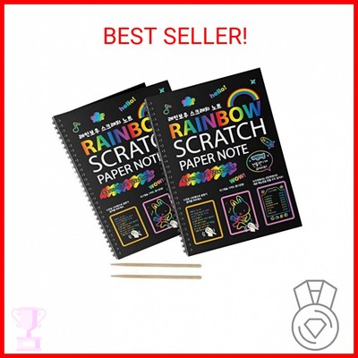 Scratch Art Books for Kids Rainbow Scratch Paper for Best Gifts