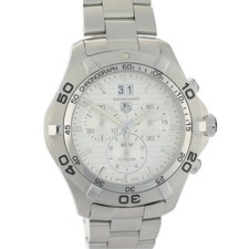 TAG Heuer Aquaracer Chronograph CAF101F 43mm Quartz Men's Watch + Box & Papers