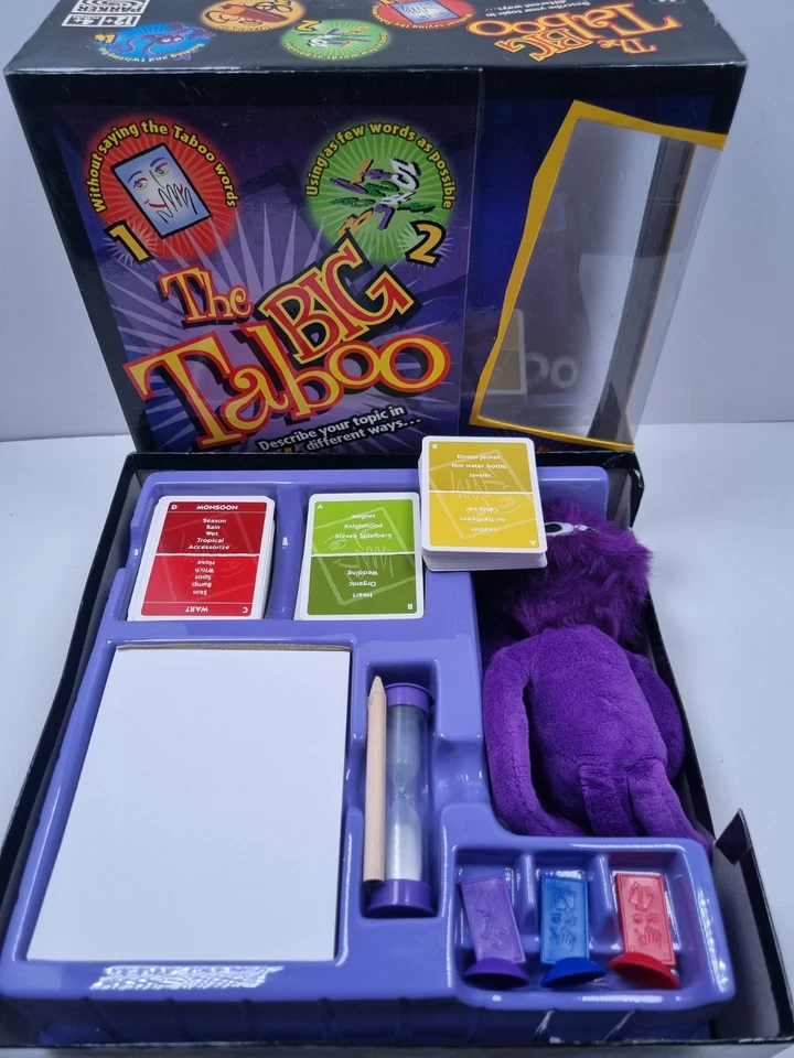 The Big Taboo Board Game + Bendy Bob Plush Toy Family Party Game Christmas fun! - Image 4 of 4