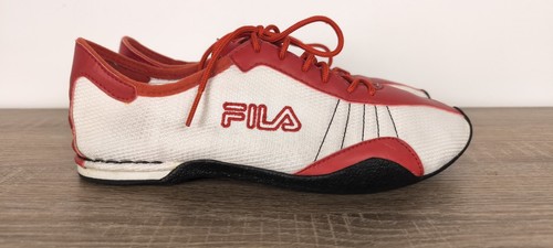 Vintage Fila Damenschuhe Gr.39 Weiß Rot - Bild 2 von 10