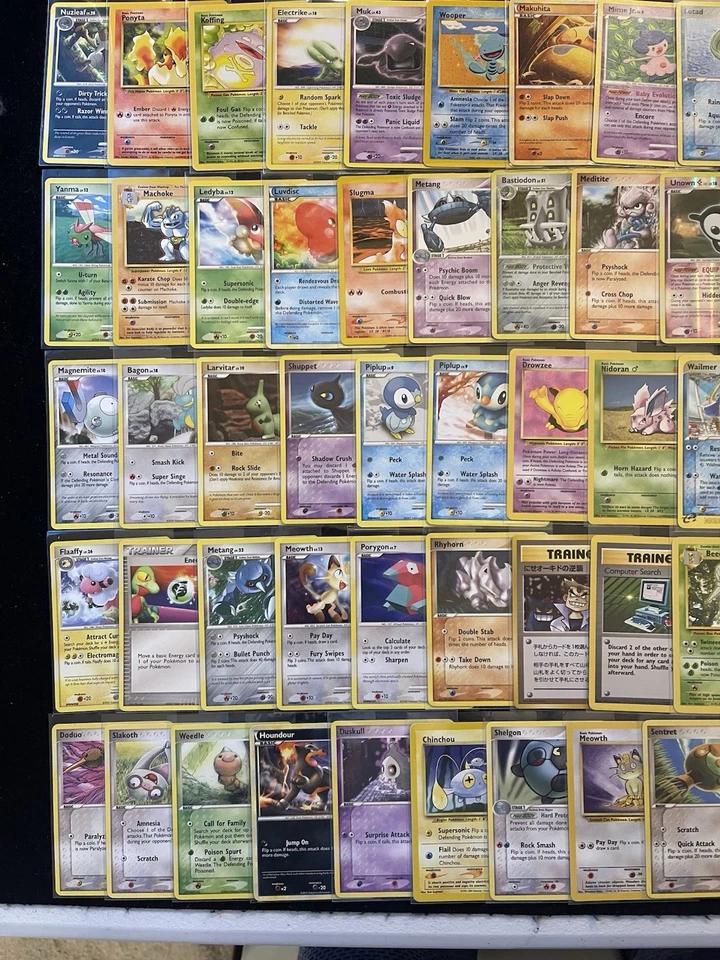 Pokémon Tcg Vintage Card Lot (70 NM/LP) WOTC, Ex, D&P, Platinum, Neo, Rares, - Image 4 of 4