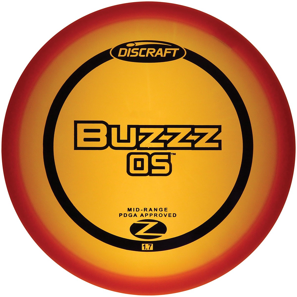 Discraft Z Buzzz OS Mid-Range Disc | Stable, Beadless Design for Disc Golf
