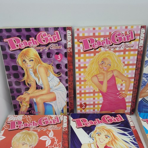 PEACH GIRL Change of Heart Vol. 1 2 3 6 8 English Manga Mix Lot Miwa TOKYOPOP - Picture 3 of 18