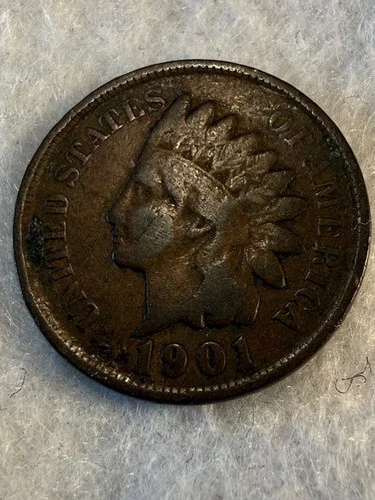 1901 INDIAN HEAD CENT - FREE SHIPPING!