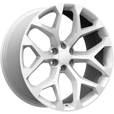 Eclipse Replicas 348 Snowflake 24x10 6x5.5 30mm Silver Wheel Rim 24 Inch