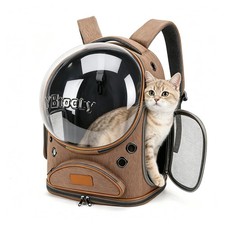 Cat Backpack Carrier, Breathable Cat Carrier Large Space Bubble Pet Backpack ...