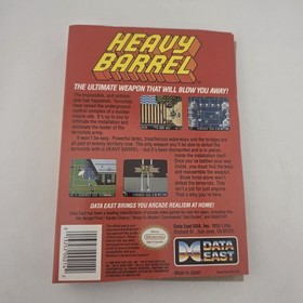 Heavy Barrel - Box Only - Nintendo NES - Hardcase Authentic Slip Art (No Game)