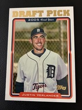 2005 Justin Verlander Topps #677 Rookie Card RC. rookie card picture