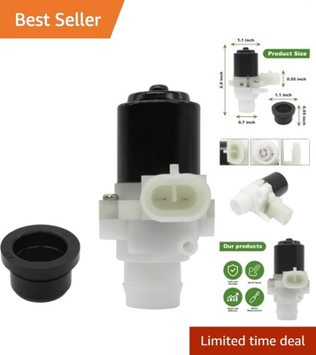 #ad High Pressure Truck Windshield Washer Pump Replacement Easy Push Fit Install $30.76