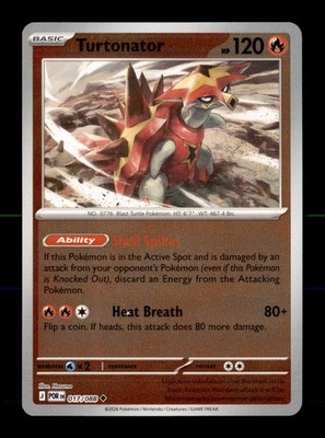 Turtonator 017/088 Uncommon Perfect Order Pokemon Reverse Holo Near Mint