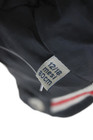 Moncler Boys Button Front Striped Trim Down Quilted Jacket Navy White Red 12-18M — photo 4