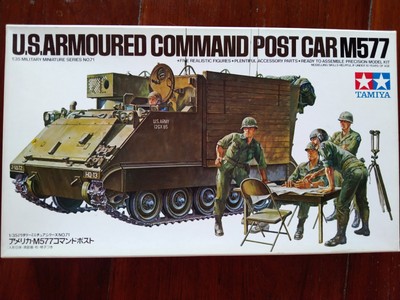 Rare Tamiya Kit, U.S. Armoured Command Post Car M577, 1/35 | eBay