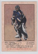 2002-03 ITG Parkhurst Retro Brent Johnson #189 0a4