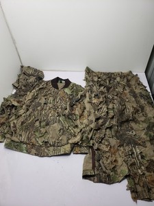 Cabela's 3D Leaf Camouflage Hunting Suit Jacket & Pants Men’s 3XL Turkey Ghillie