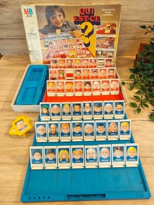 Gesellschaftsspiel Wer ist das? vintage MB guter Zustand fehlen 2 Figuren