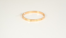 Cartier Love Bracelet 18K Rose Gold Size 17
