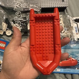 LEGO CITY: Police Patrol Boat (60129) New Sealed Open Box Complete Box Damage