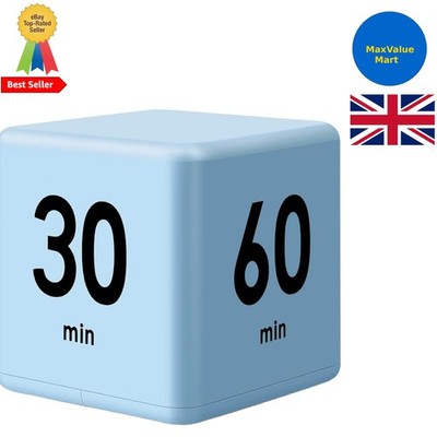 Kompakter Schwerkraftsensor Würfel Timer - Ideal für Kinder, Kochen und Lernen (60M Max)