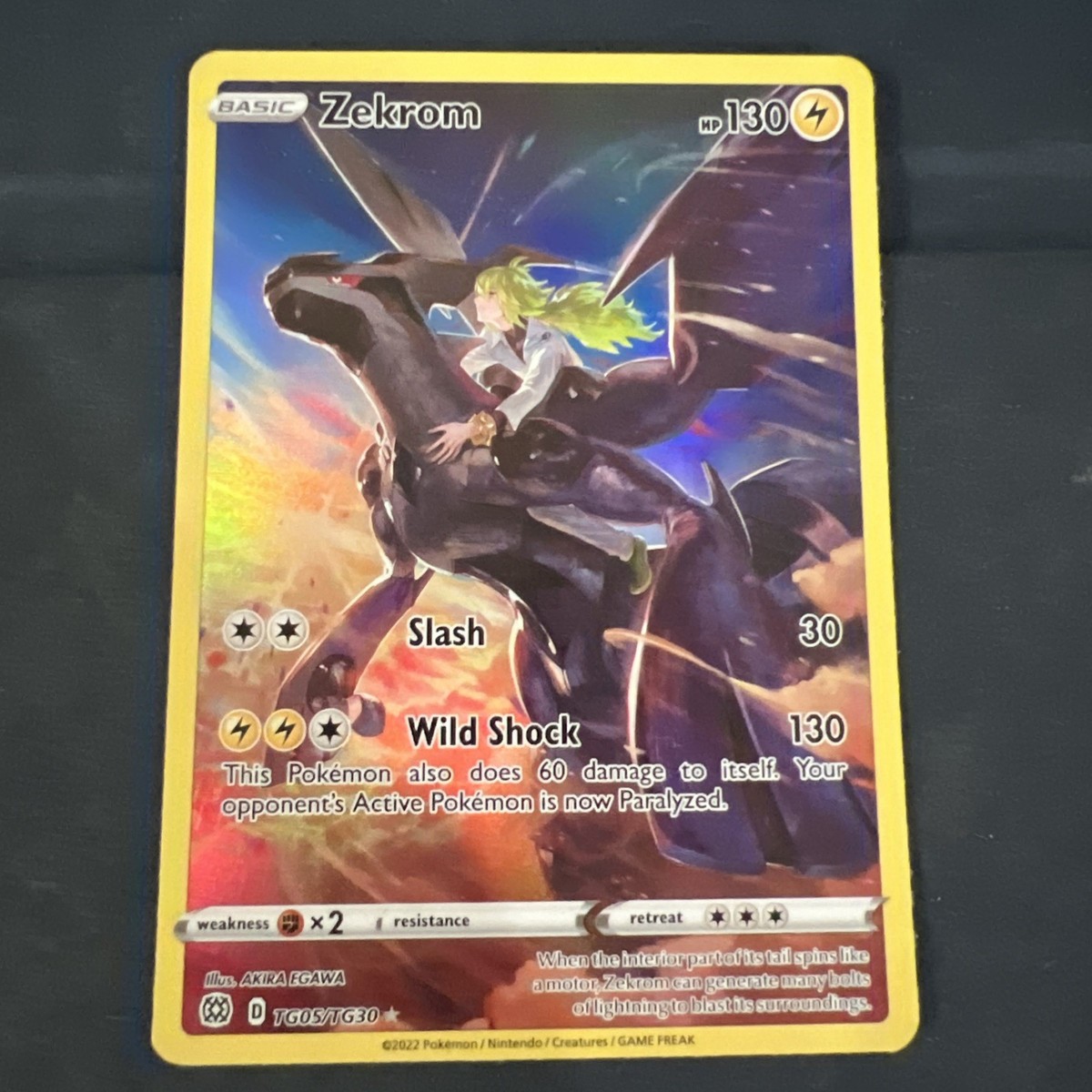 ポケモン Zekrom 130HP トレーディングカード Basic Zekrom HP 130 Field Crush White Thunder Rare Yellow