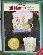 50 Flowers With Donna Dewberry Painting Book-Mostly Worksheets