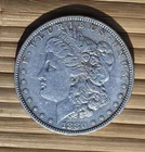 1880-O Morgan Silver Dollar 90%  Silver.  Better Date VF