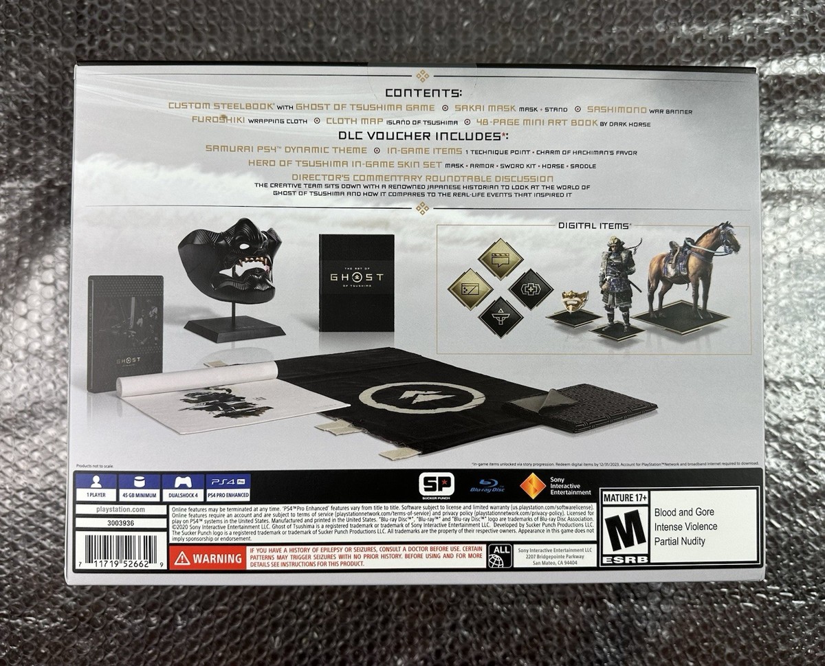 GHOST OF TSUSHIMA COLLECTOR’S EDITION Ghost of Tsushima Collector's Edition, Sony, PlayStation 4