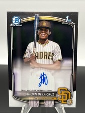 2025 Bowman Chrome - Prospect Auto Jhoan De La Cruz Padres B