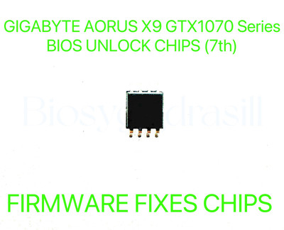 GIGABYTE AORUS X9 GTX1070 Series, ADMIN NO PASSWORD FIRMWARE FIXES BIOS CHIP