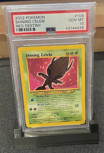 Pokémon TCG  Shining Celebi Neo Destiny Unlimited 106 #106 PSA 10 Gem Mint